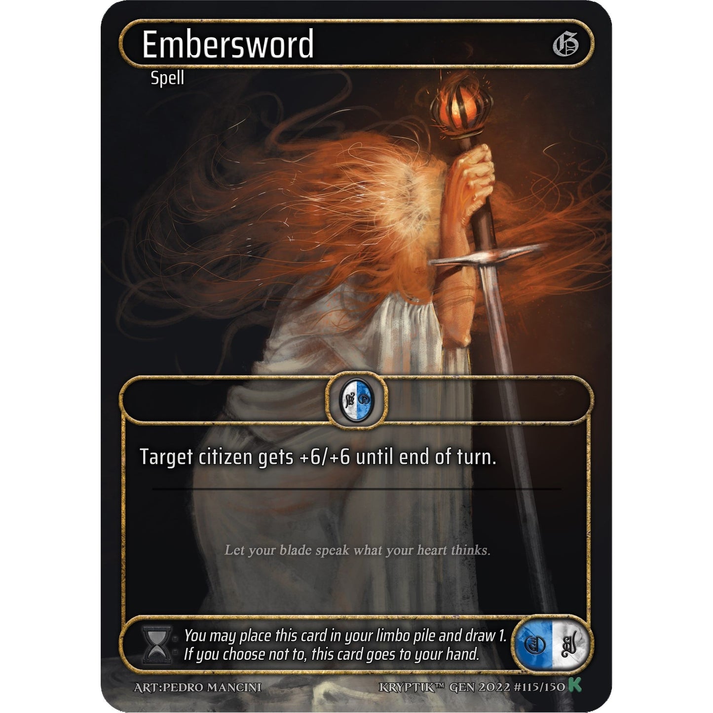 Image for Embersword (Box Topper) (115) (KPT) - Kryptik TCG