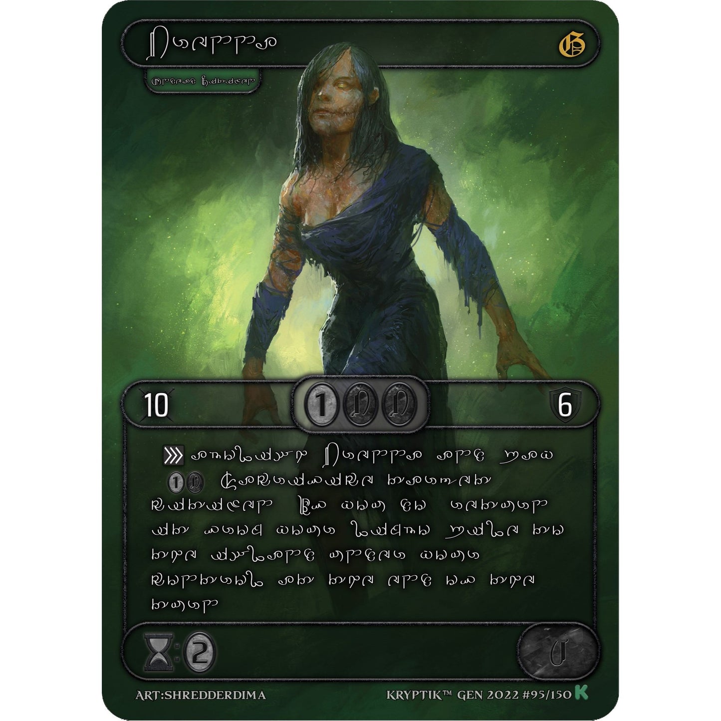 Image for Brenna (Silver Kryptik Language) (95) (KPT) - Kryptik TCG