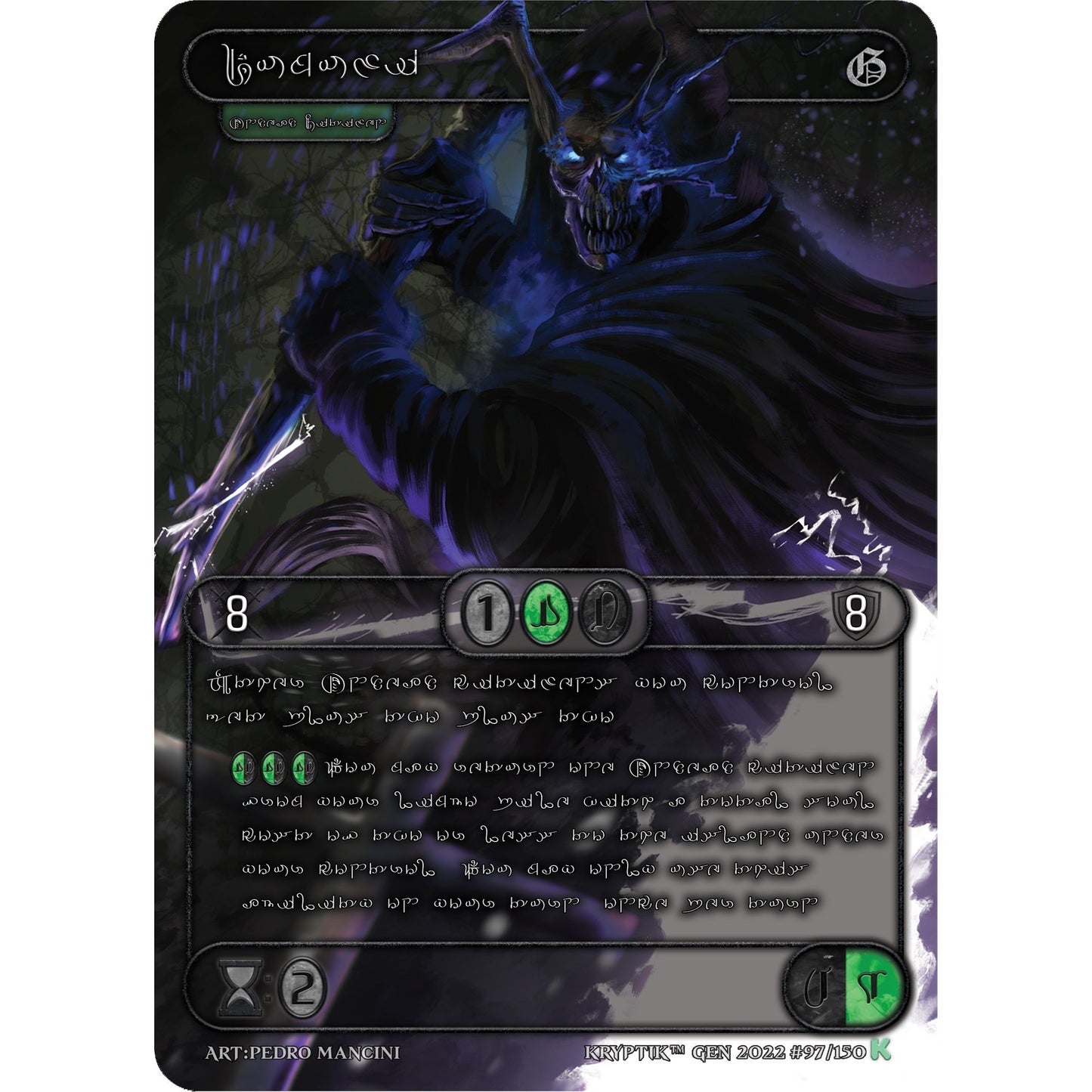 Image for Dumuzi (Silver Kryptik Language) (97) (KPT) - Kryptik TCG