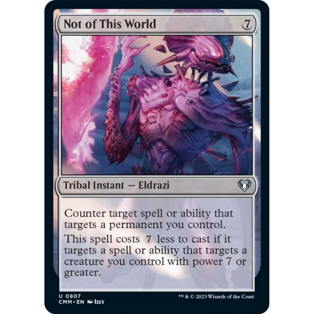 Image for Not of This World (807) (CMM) - Magic: The Gathering