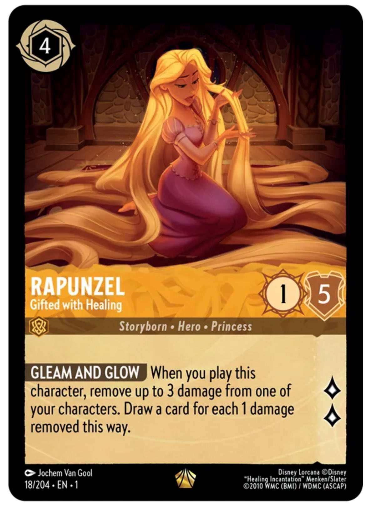 Image for Rapunzel - Gifted with Healing (18/204) (1) - Disney Lorcana
