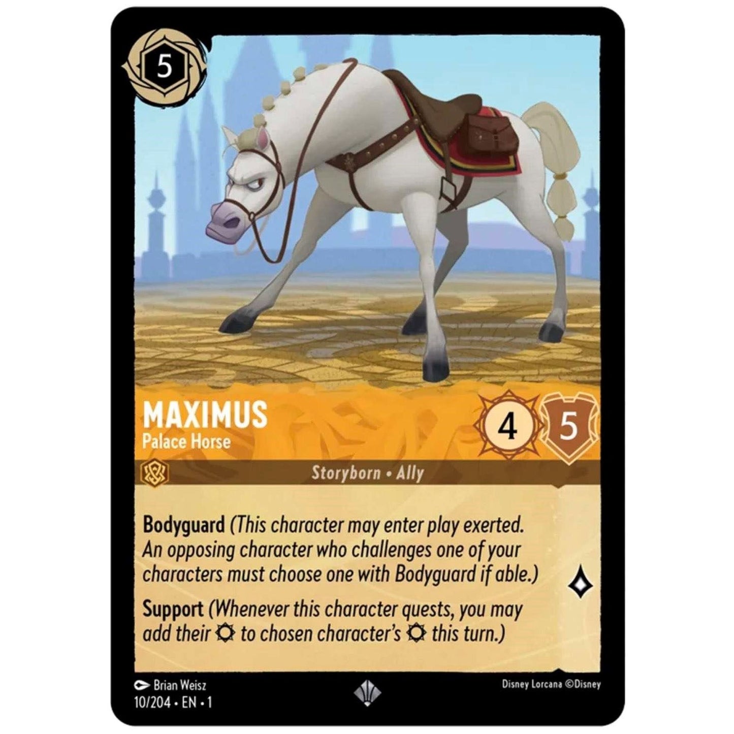 Image for Maximus - Palace Horse (10/204) (1) - Disney Lorcana