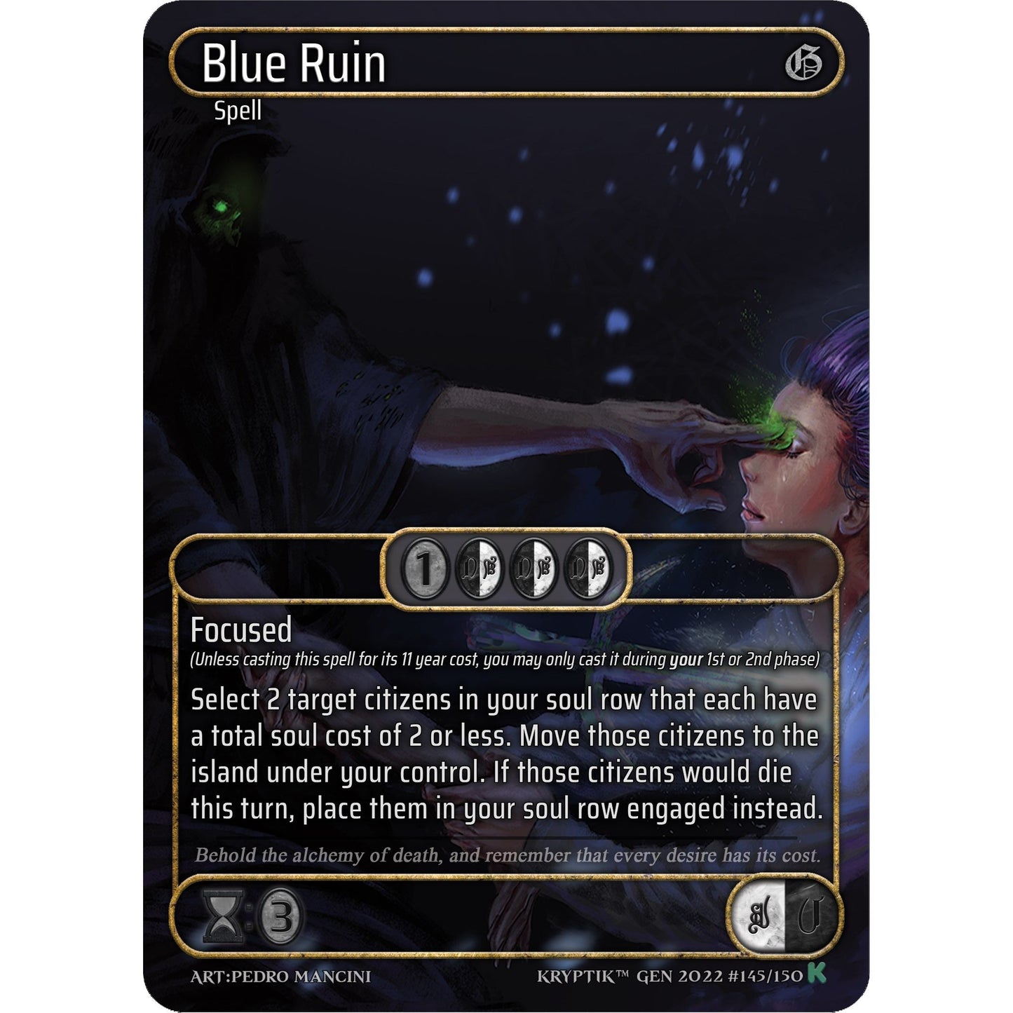 Image for Blue Ruin (Box Topper) (145) (KPT) - Kryptik TCG
