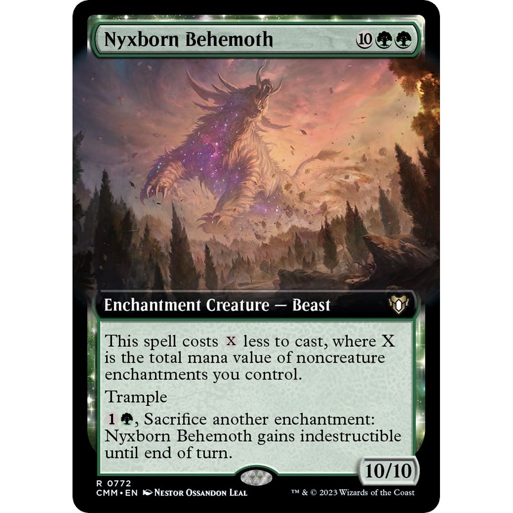 Image for Nyxborn Behemoth (Extended Art) (772) (CMM) - Magic: The Gathering