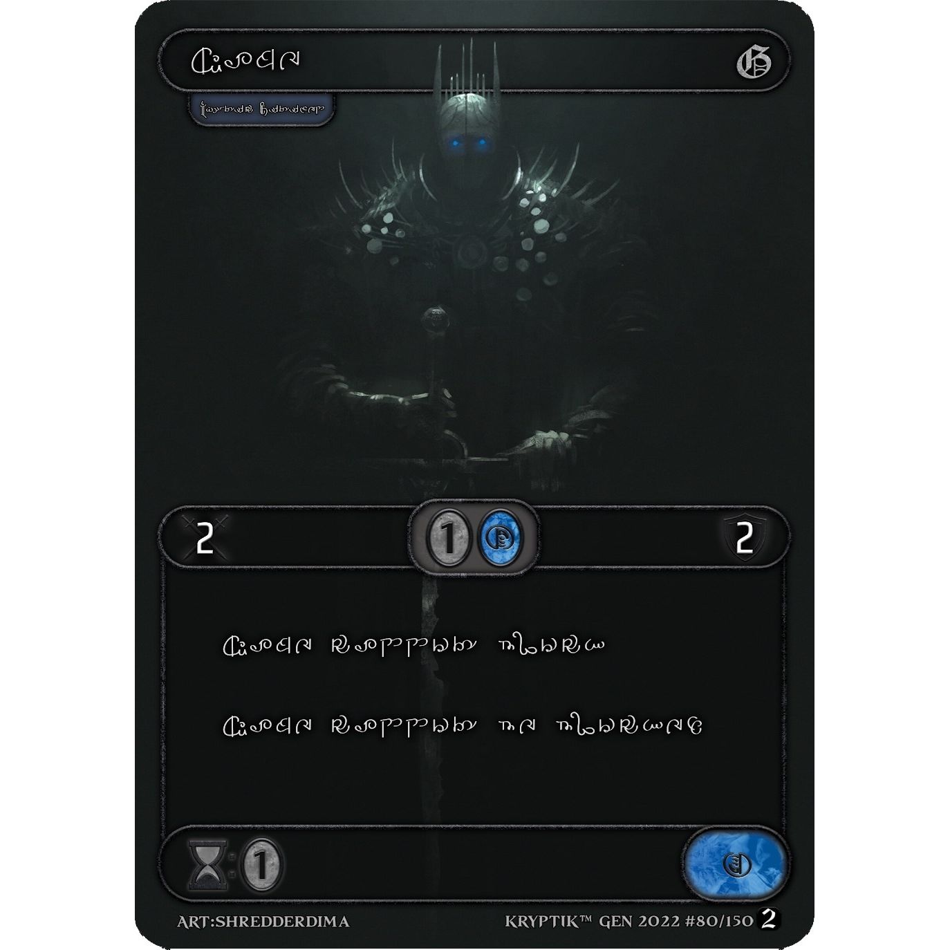 Image for Einar (Silver Kryptik Language) (80) - Kryptik TCG