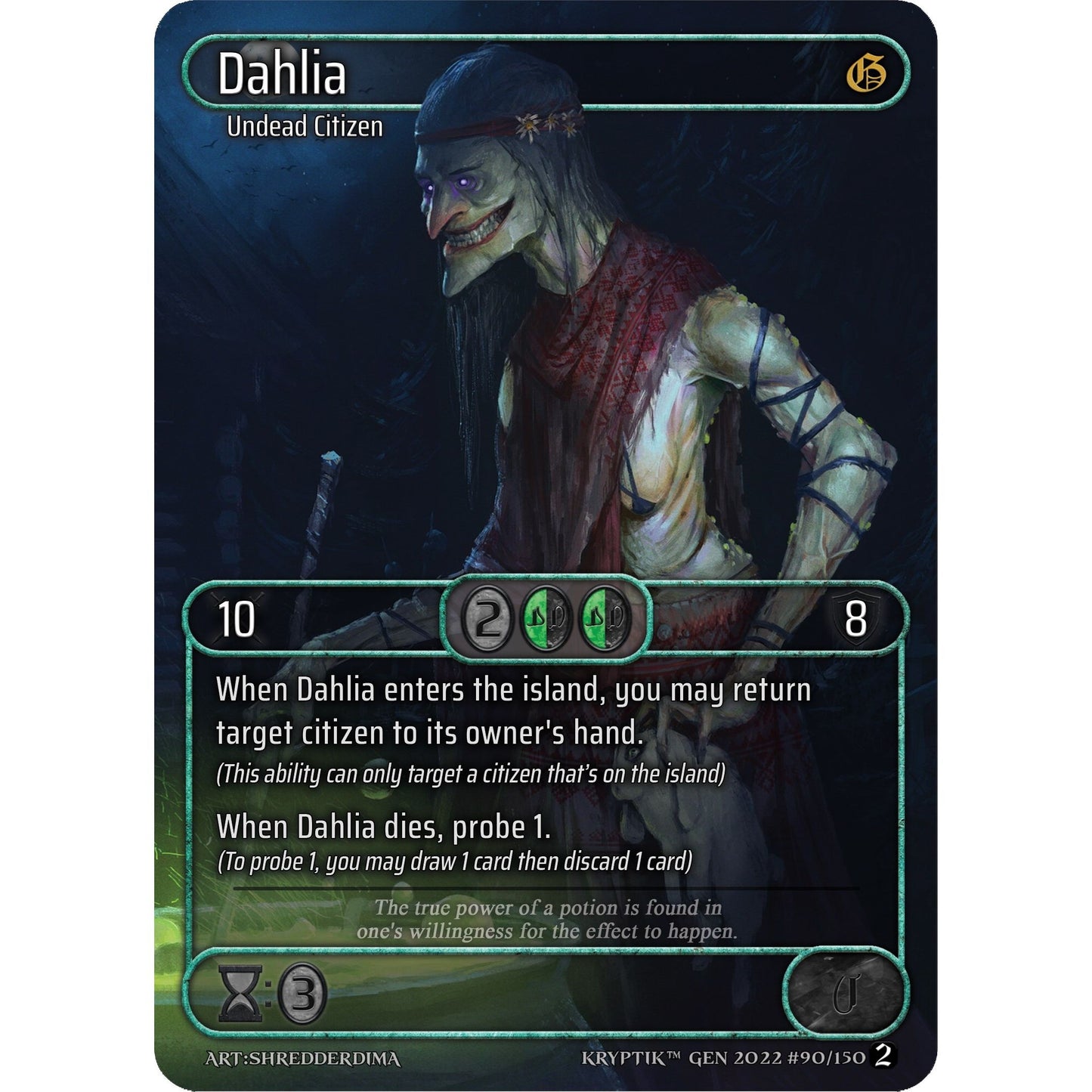 Image for Dahlia (Box Topper) (90) - Kryptik TCG