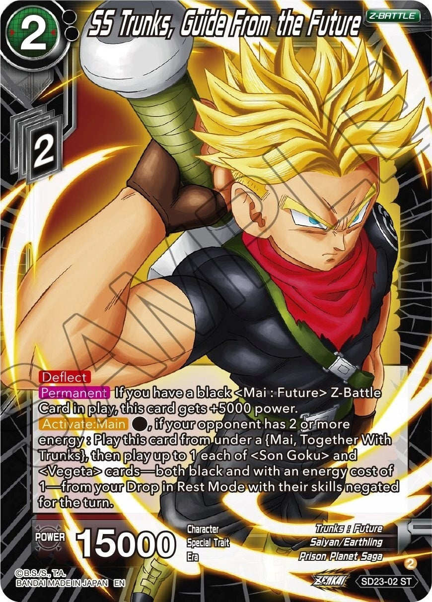 Image for SS Trunks, Guide From the Future (SD23-02) (BT22) - Dragon Ball Super: Masters
