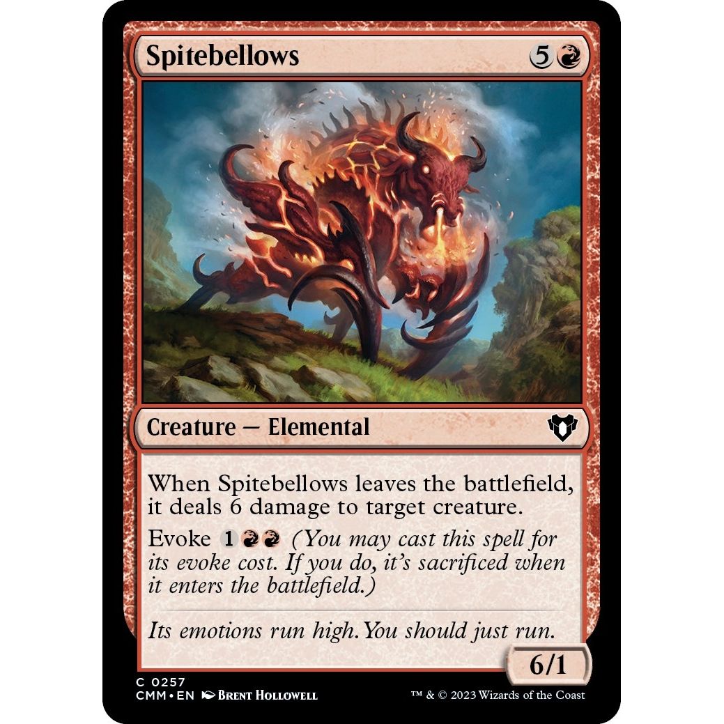 Image for Spitebellows (257) (CMM) - Magic: The Gathering