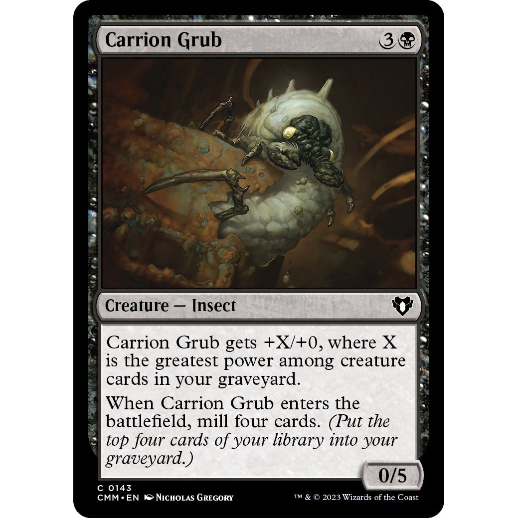 Image for Carrion Grub (143) (CMM) - Magic: The Gathering