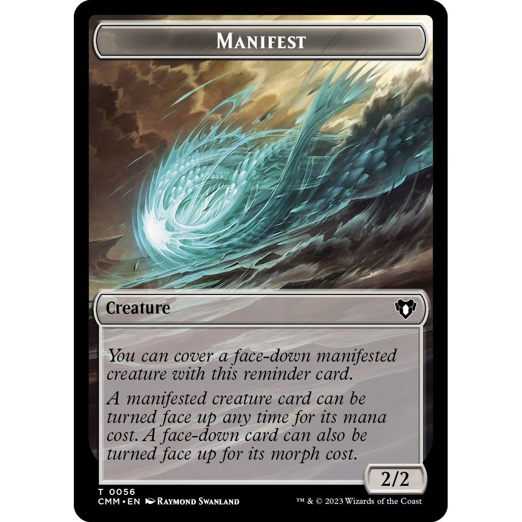 Image for Manifest // Phyrexian Germ Double-Sided Token (56 // 16) (CMM) - Magic: The Gathering