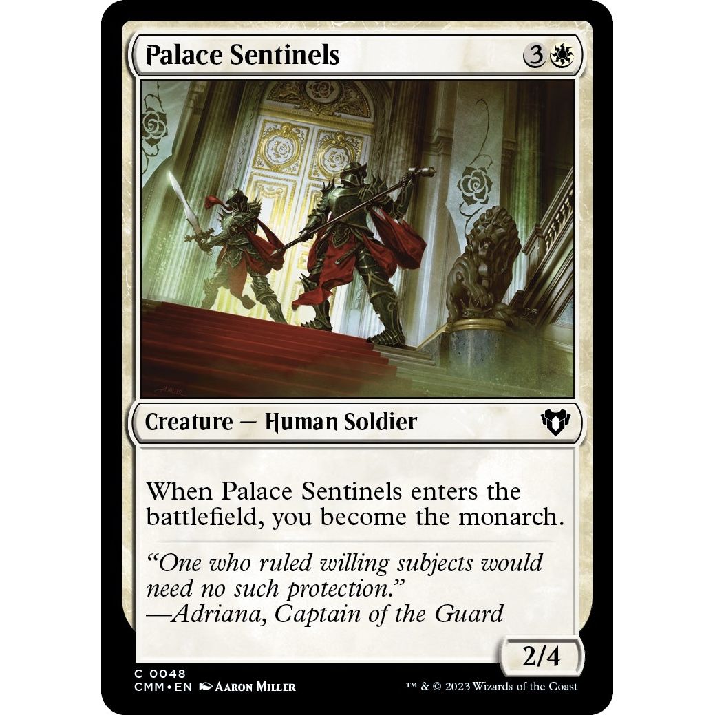 Image for Palace Sentinels (48) (CMM) - Magic: The Gathering