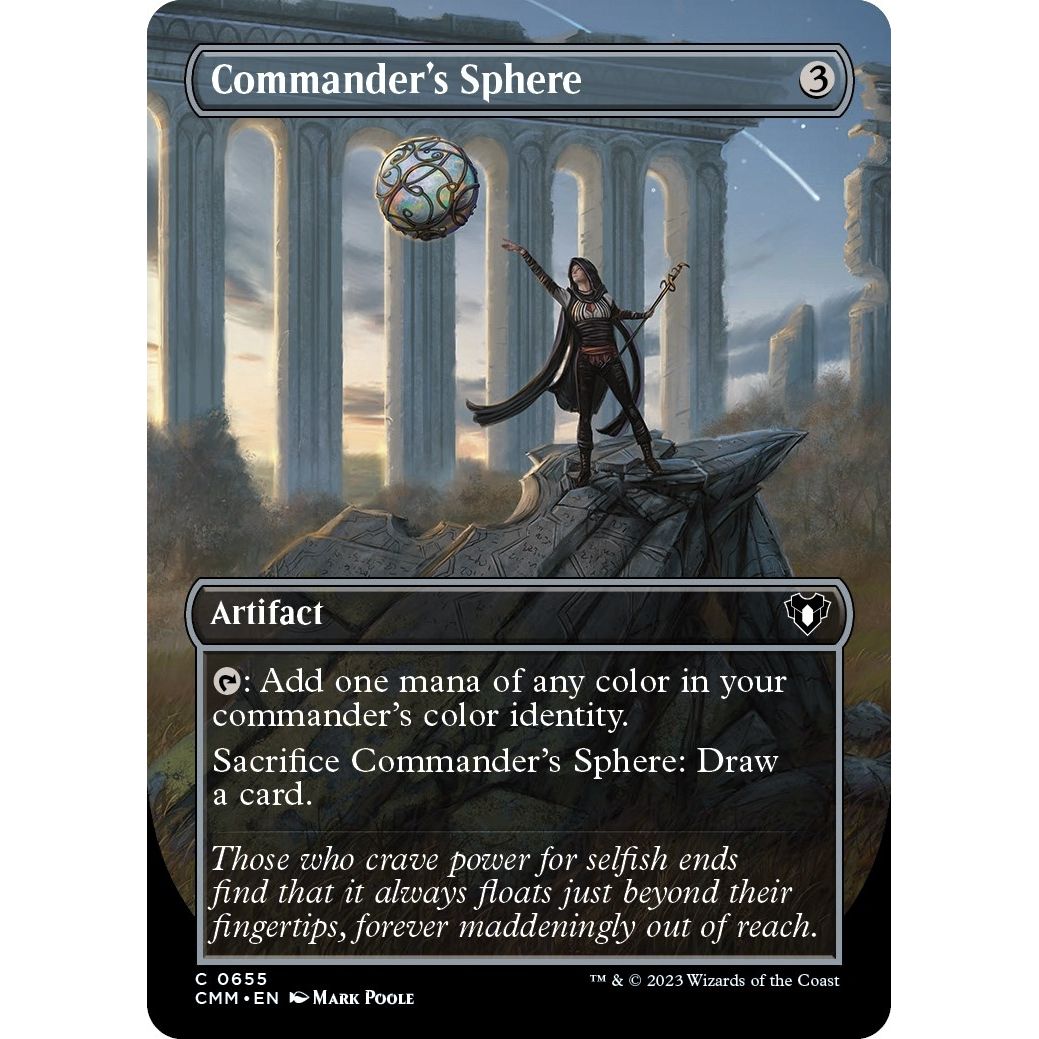 Image for Commander's Sphere (Borderless) (655) (CMM) - Magic: The Gathering
