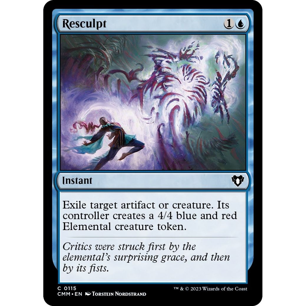 Image for Resculpt (115) (CMM) - Magic: The Gathering