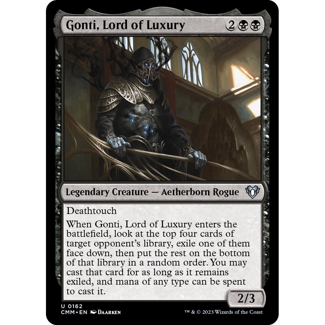 Image for Gonti, Lord of Luxury (162) (CMM) - Magic: The Gathering