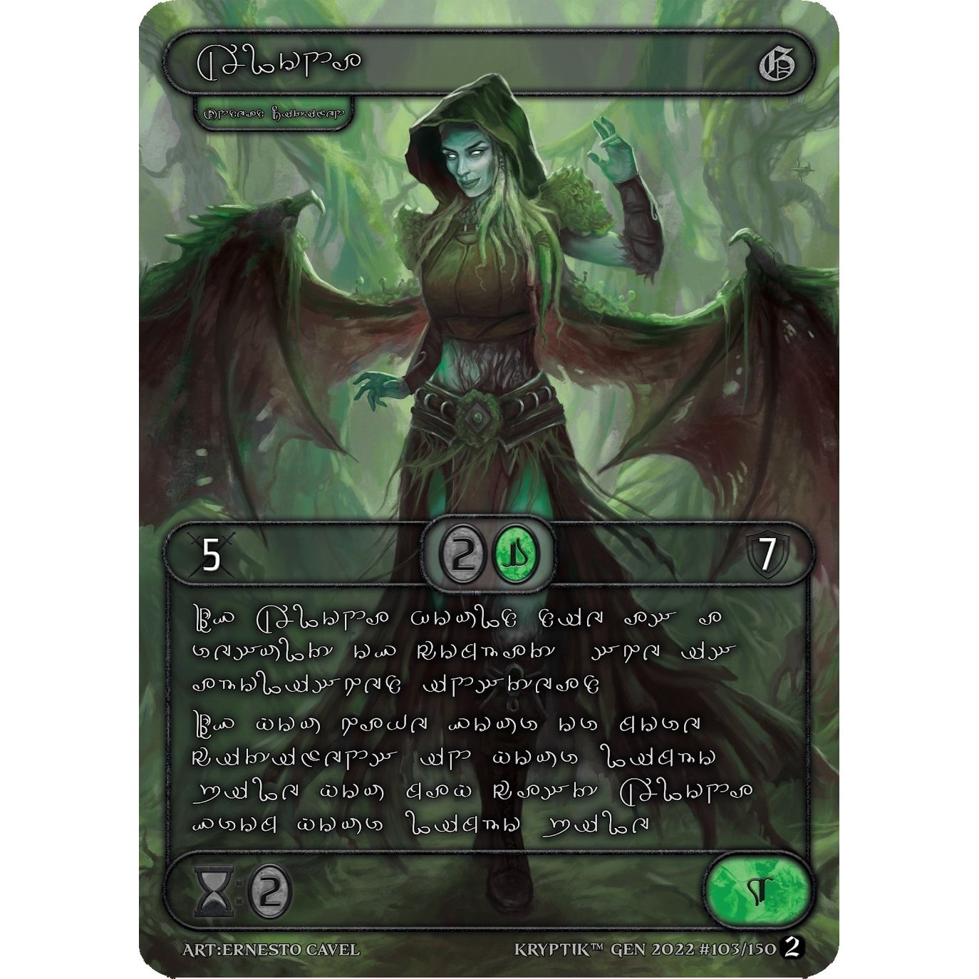 Image for Alona (Silver Kryptik Language) (103) - Kryptik TCG