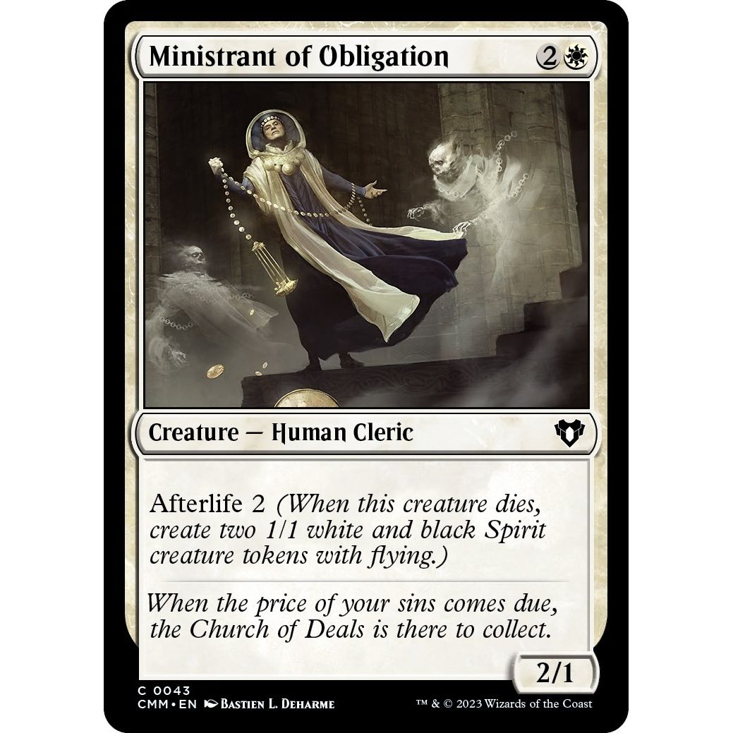 Image for Ministrant of Obligation (43) (CMM) - Magic: The Gathering