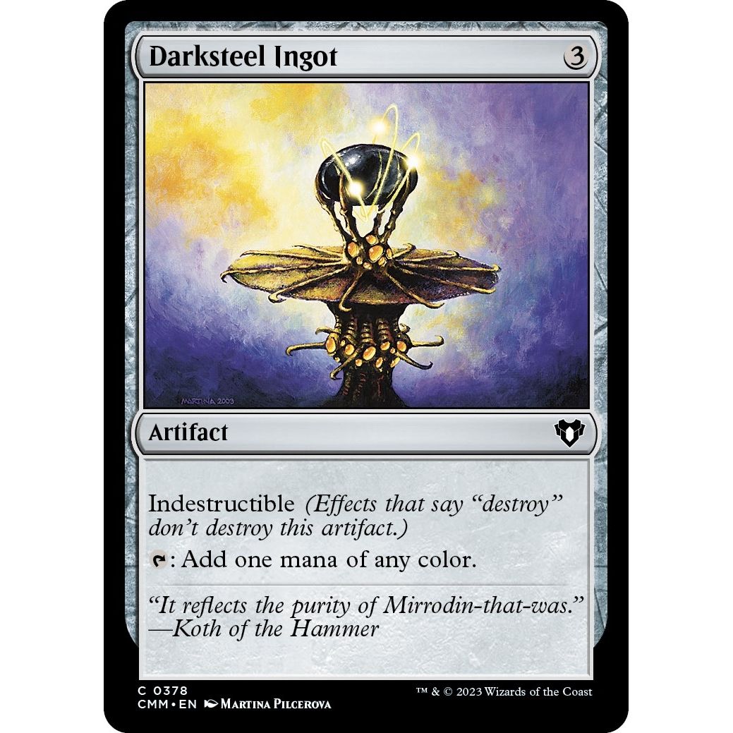 Image for Darksteel Ingot (378) (CMM) - Magic: The Gathering