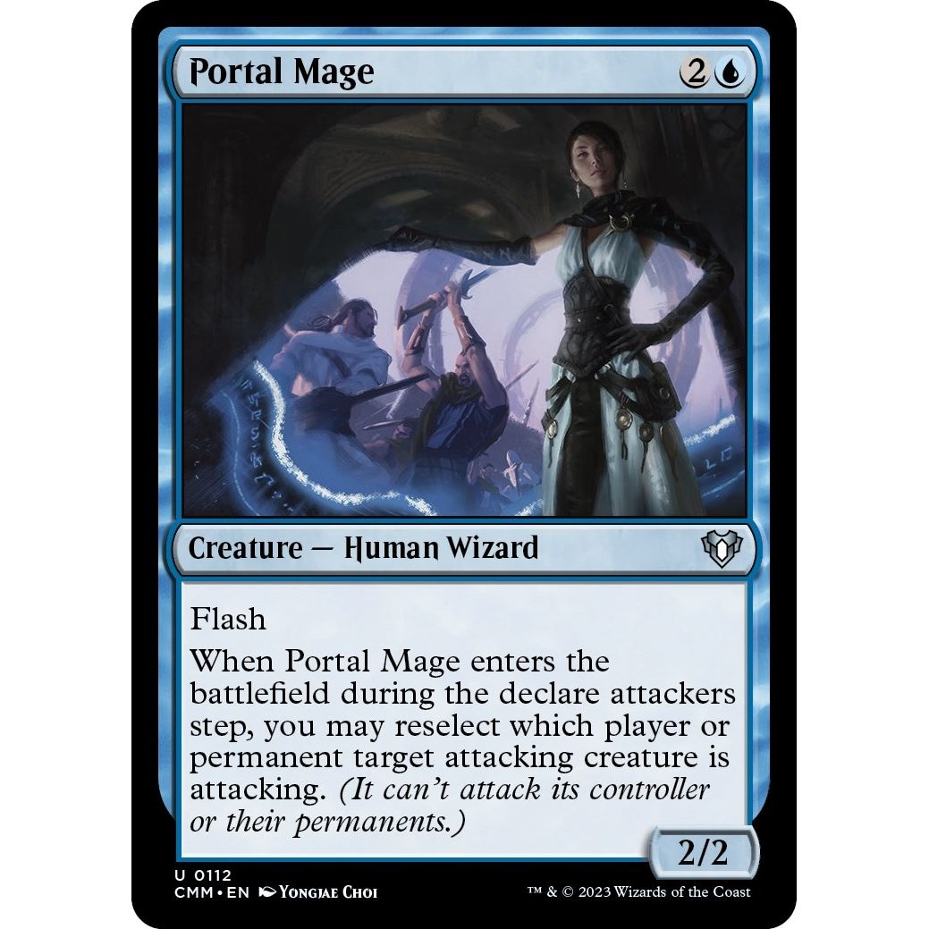 Image for Portal Mage (112) (CMM) - Magic: The Gathering