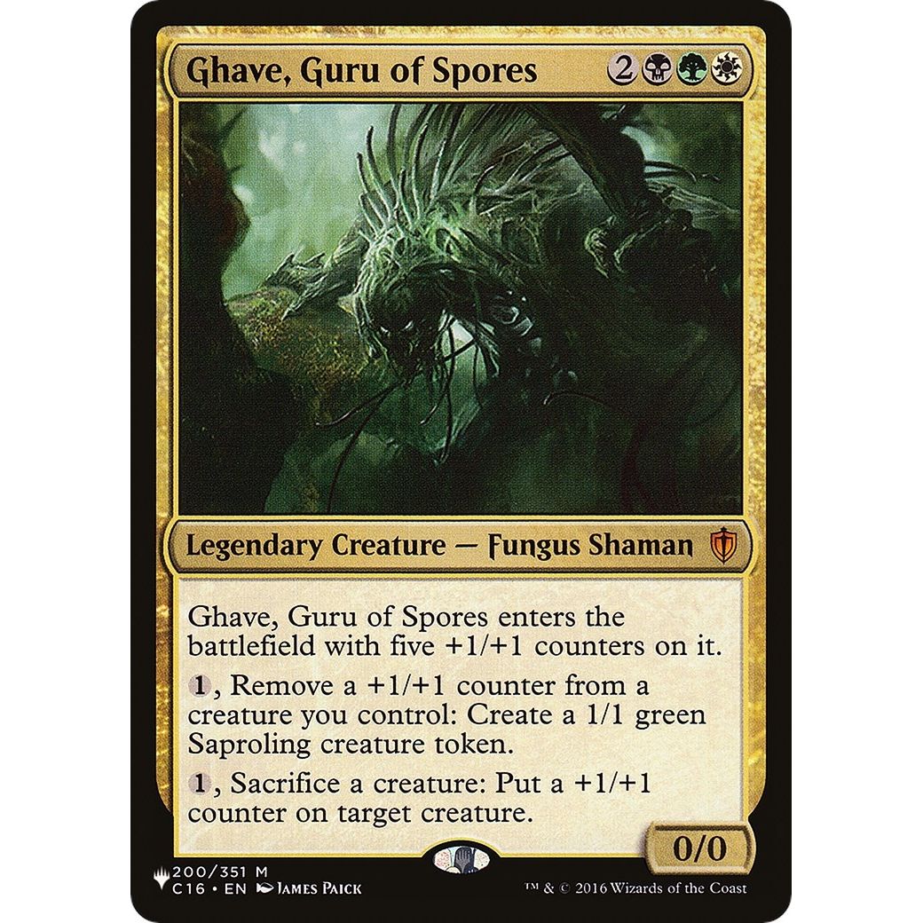 Image for Ghave, Guru of Spores (200/351) (LIST) - Magic: The Gathering