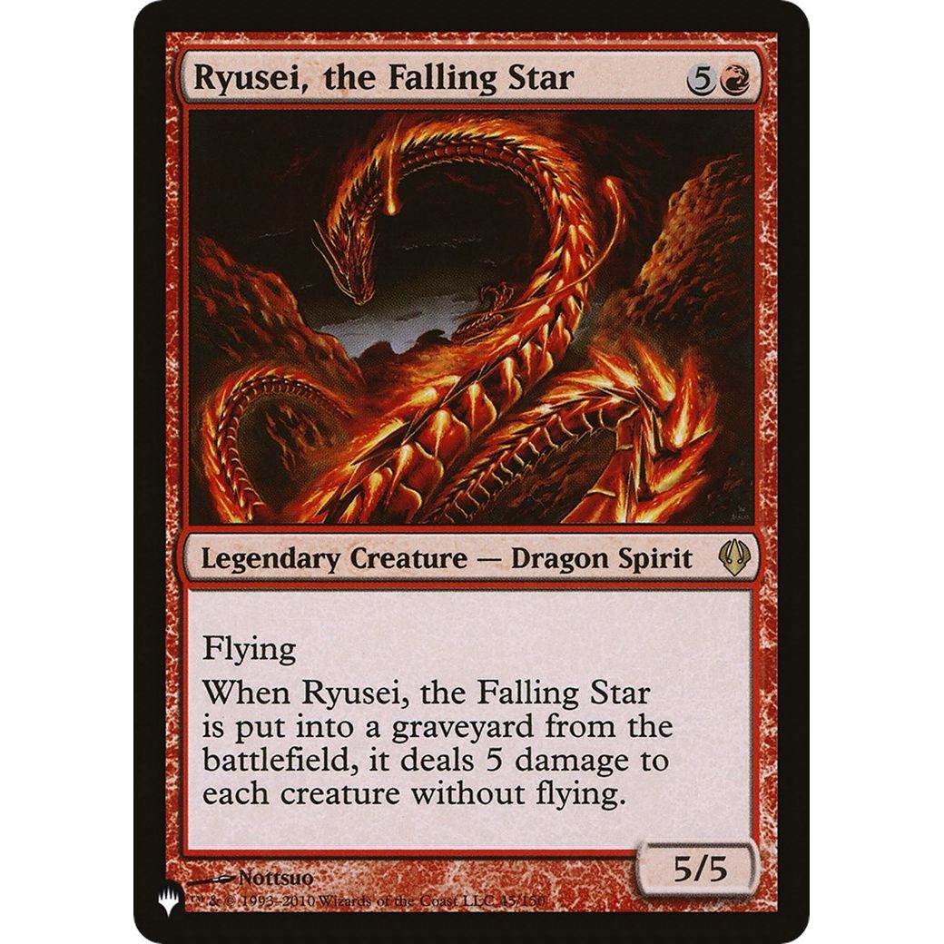Image for Ryusei, the Falling Star (45/150) (LIST) - Magic: The Gathering