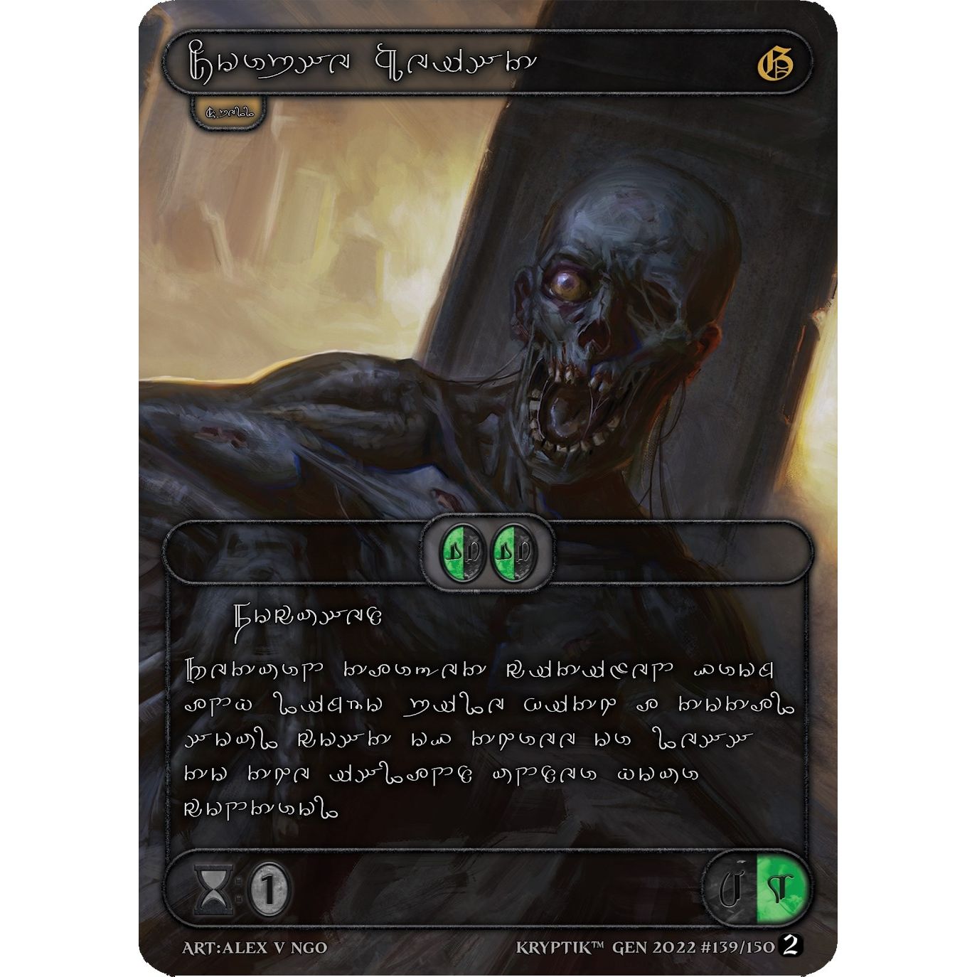 Image for Corpse Heist (Silver Kryptik Language) (139) - Kryptik TCG