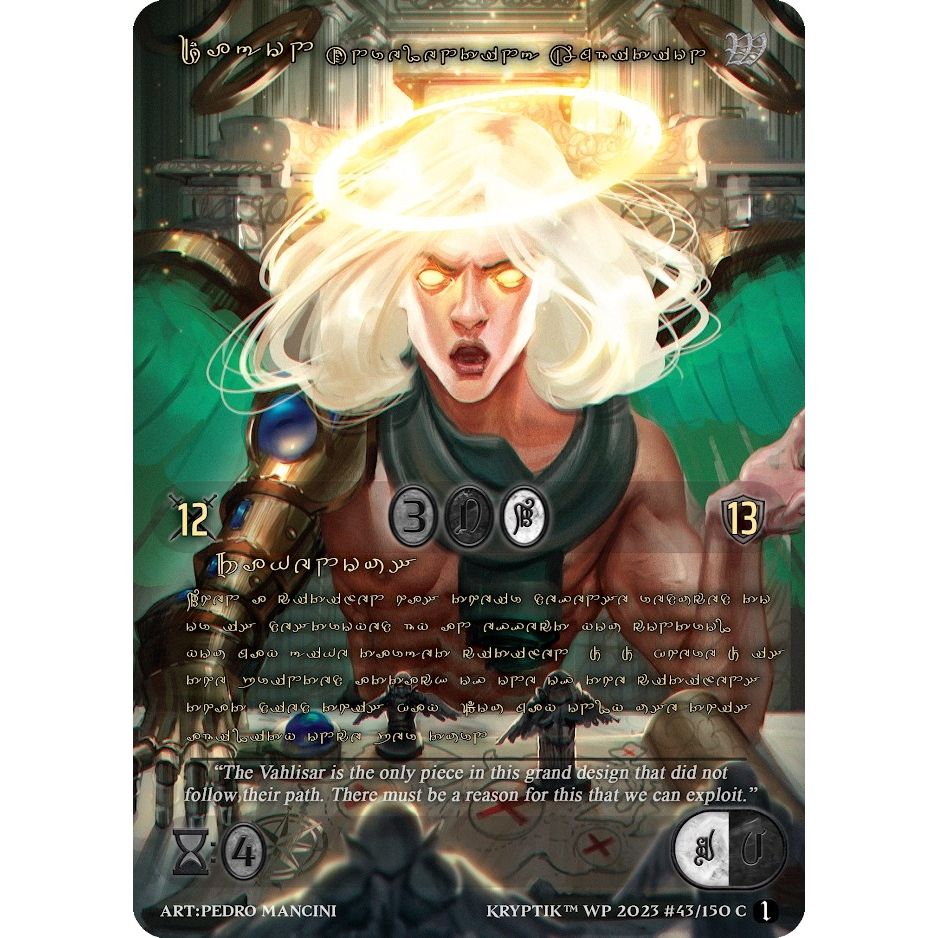 Image for Dagon, Unrelenting Ambition (Gold Kryptik Language) (43) - Kryptik TCG