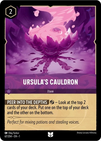 Image for Ursula's Cauldron (67/204) (1) - Disney Lorcana