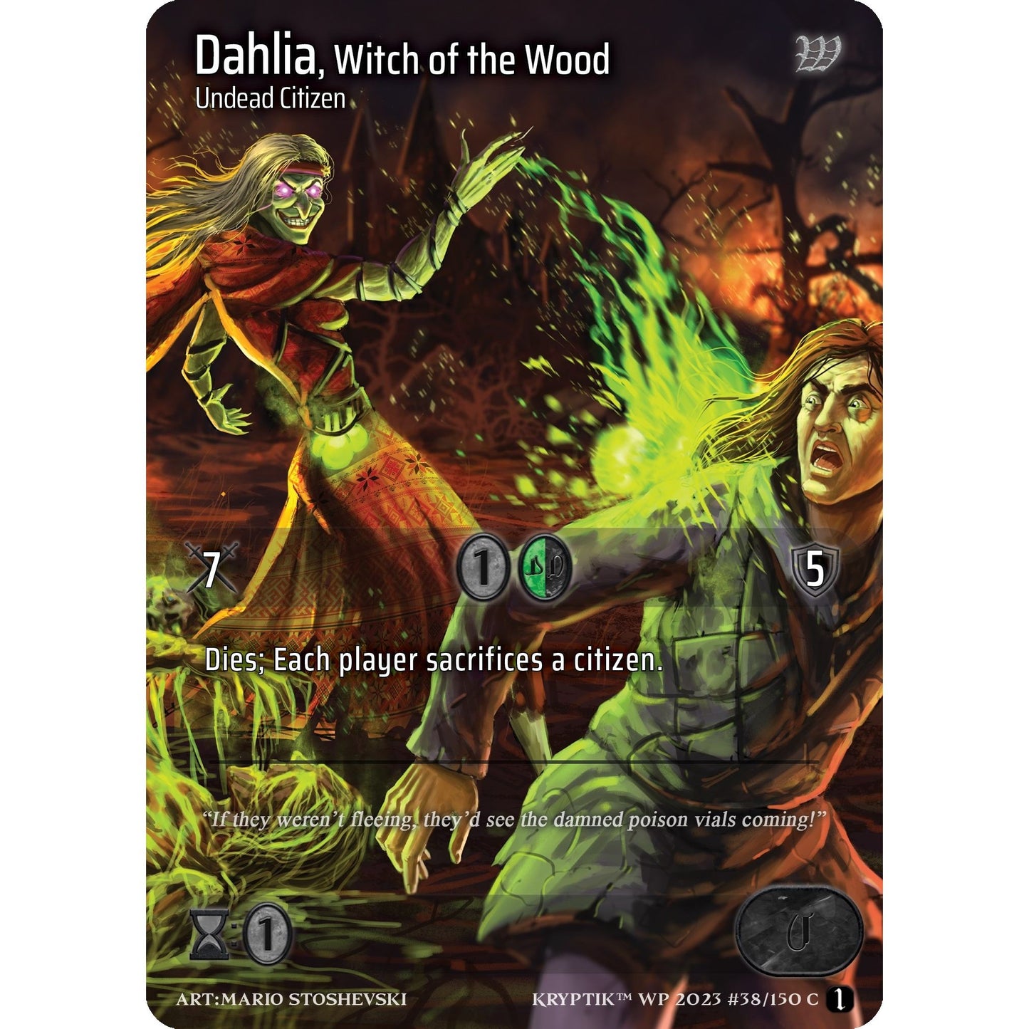 Image for Dahlia, Witch of the Wood (38) - Kryptik TCG