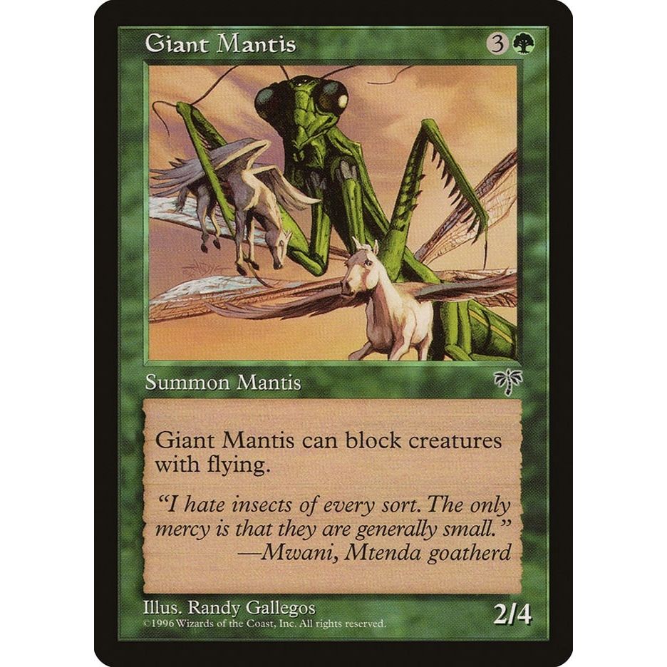 Image for Giant Mantis (MIR) - Magic: The Gathering