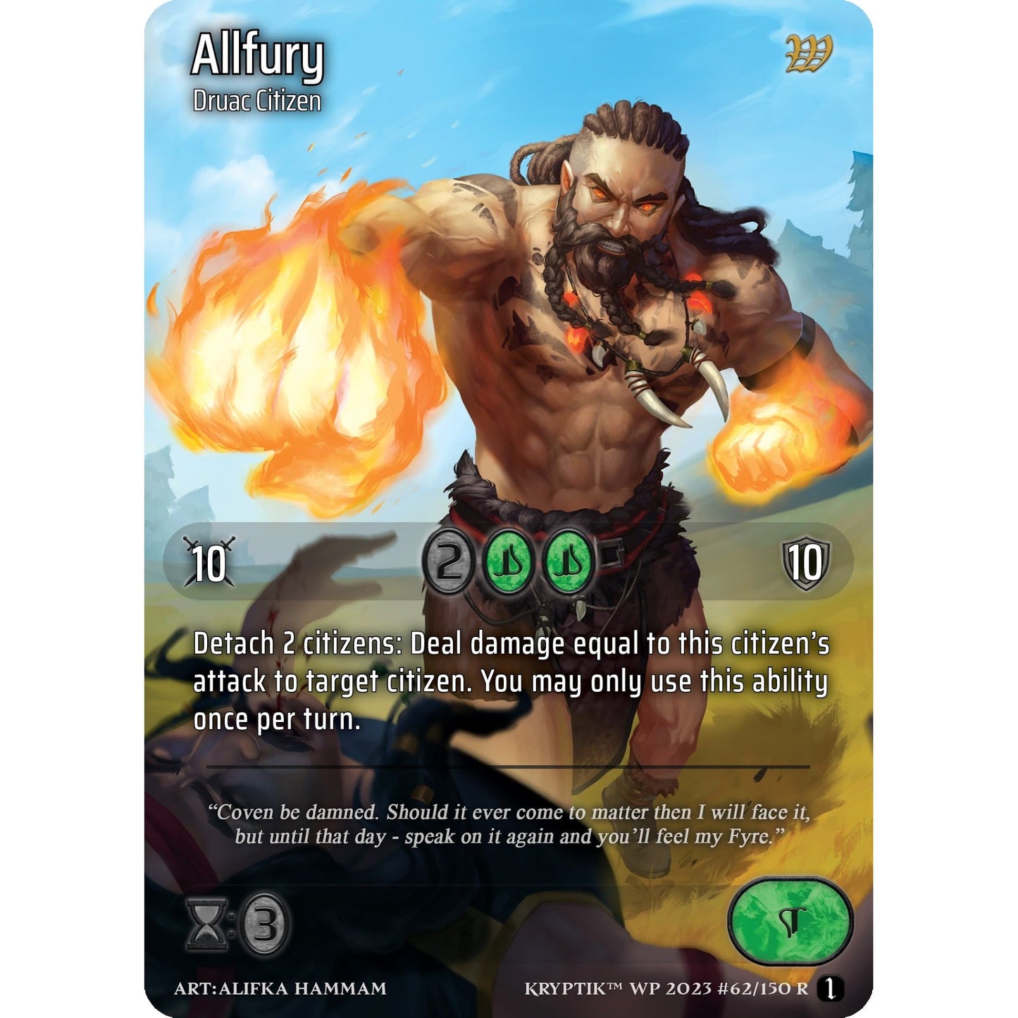Image for Allfury (62) - Kryptik TCG