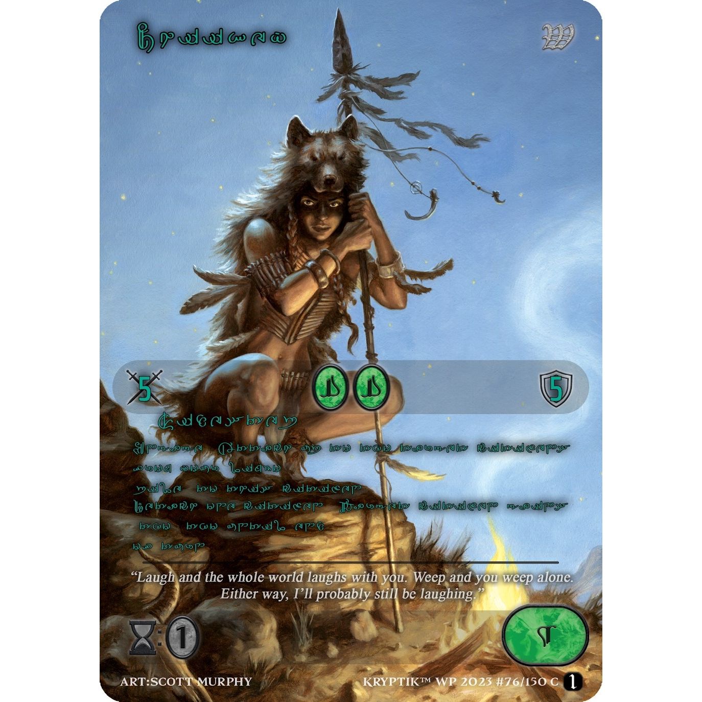 Image for Chiikey (Green Kryptik Language) (76) - Kryptik TCG