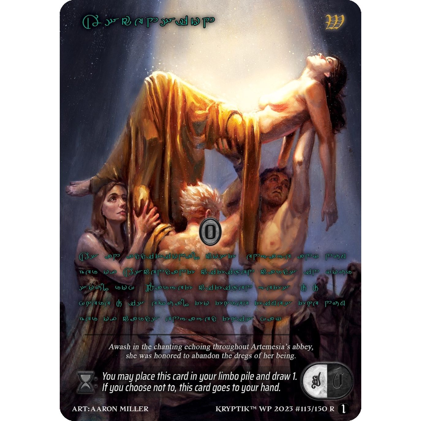 Image for Ascension (Green Kryptik Language) (113) - Kryptik TCG