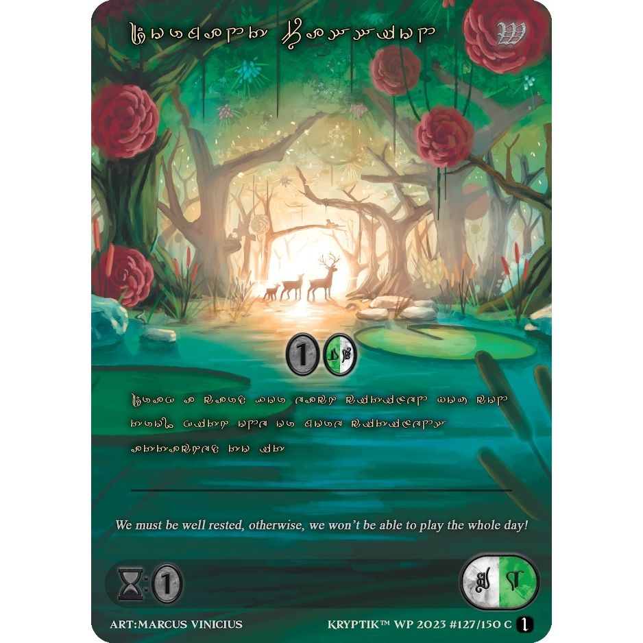 Image for Dormant Passion (Gold Kryptik Language) (127) - Kryptik TCG