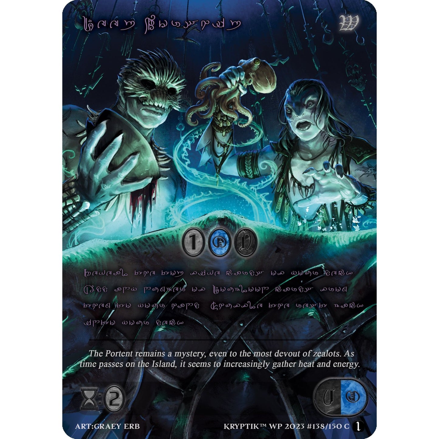 Image for Deep Worship (Purple Kryptik Language) (138) - Kryptik TCG