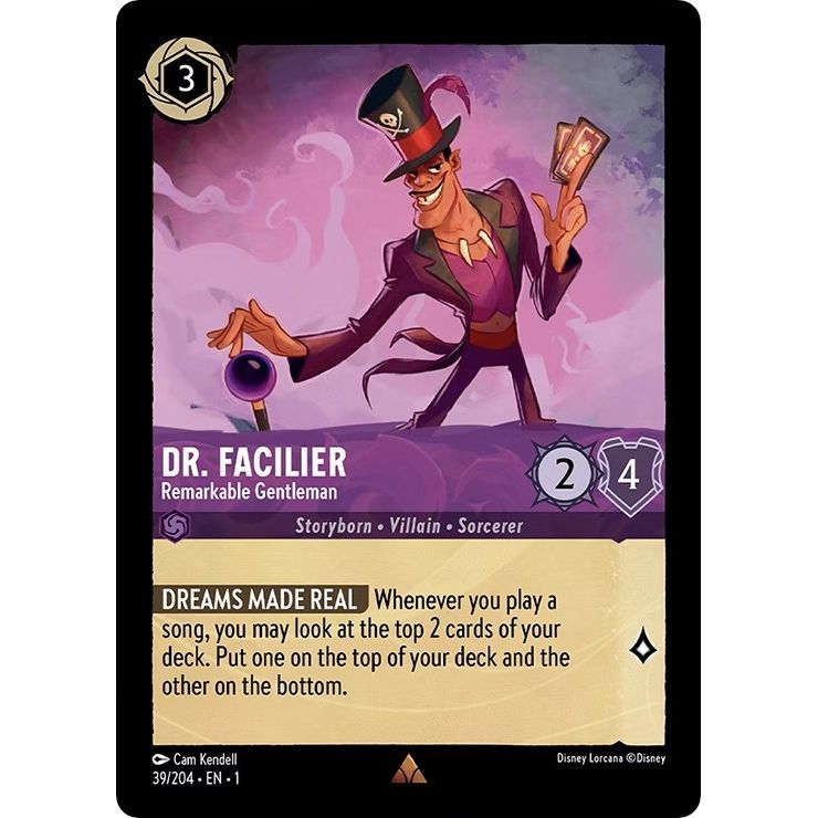 Image for Dr. Facilier - Remarkable Gentleman (39/204) (1) - Disney Lorcana