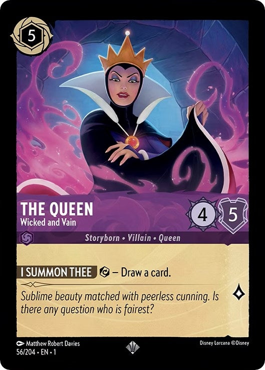 Image for The Queen - Wicked and Vain (56/204) (1) - Disney Lorcana