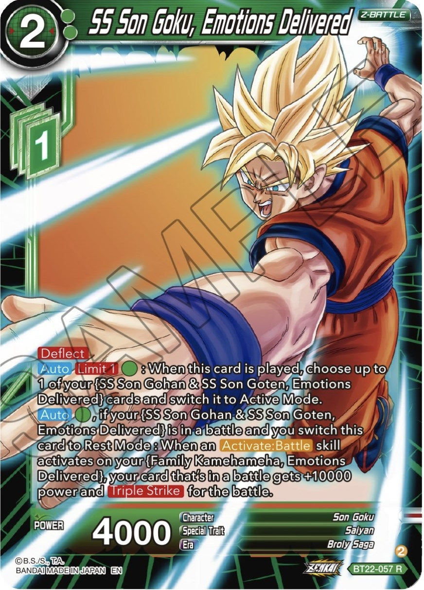 Image for SS Son Goku, Emotions Delivered (BT22-057) (BT22) - Dragon Ball Super: Masters