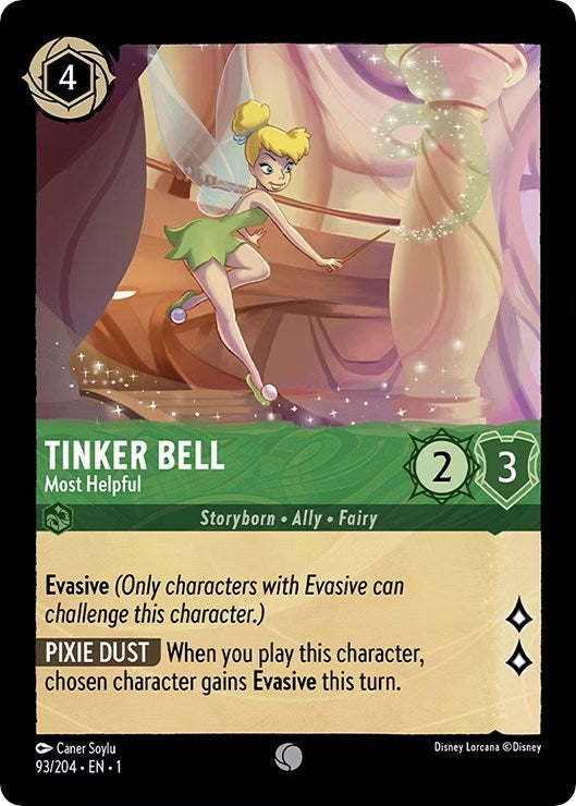 Image for Tinker Bell - Most Helpful (93/204) (1) - Disney Lorcana
