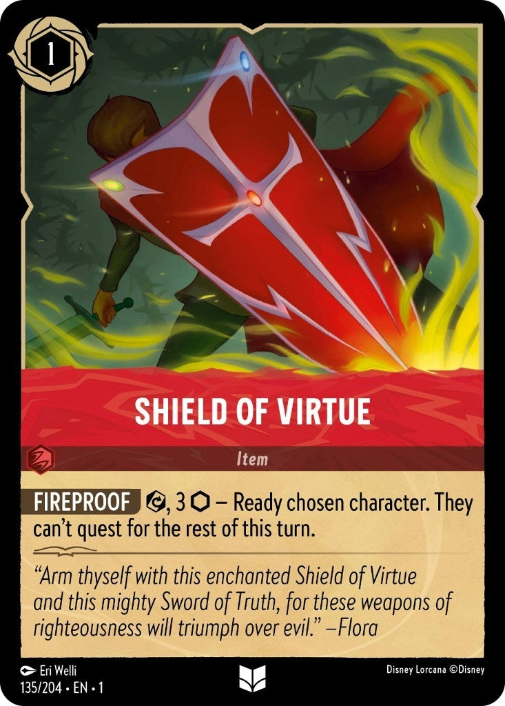 Image for Shield of Virtue (135/204) (1) - Disney Lorcana