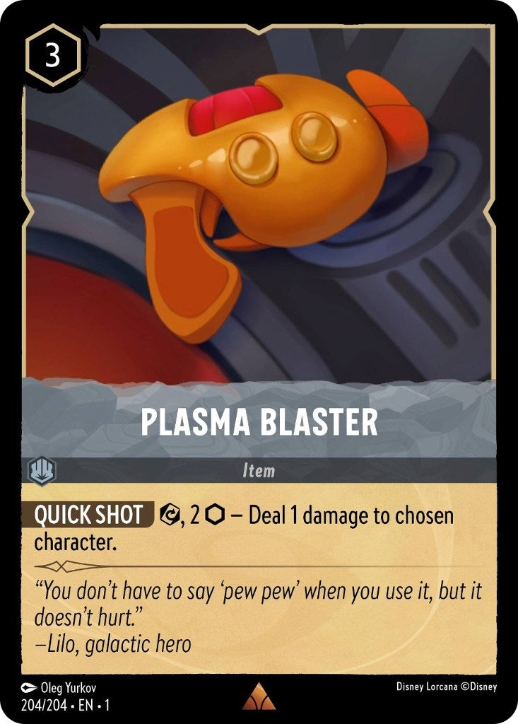 Image for Plasma Blaster (204/204) (1) - Disney Lorcana