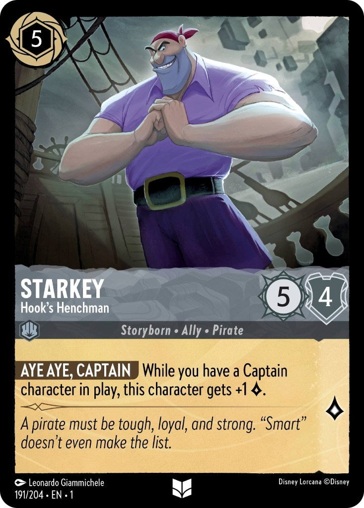 Image for Starkey - Hook's Henchman (191/204) (1) - Disney Lorcana