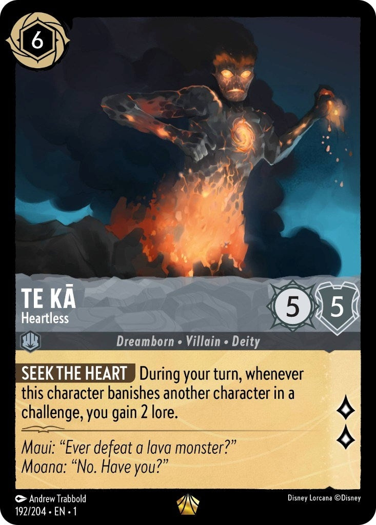 Image for Te Ka - Heartless (192/204) (1) - Disney Lorcana