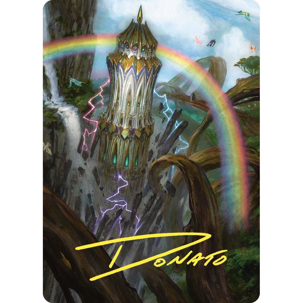 Image for Command Tower Art Card (Gold-Stamped Signature) (47) (ASCMM) - Magic: The Gathering
