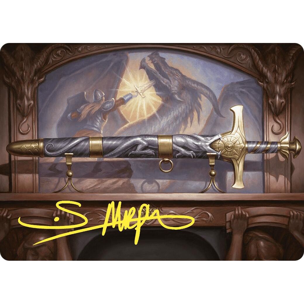 Image for Ancestral Blade Art Card (Gold-Stamped Signature) (1) (ASCMM) - Magic: The Gathering