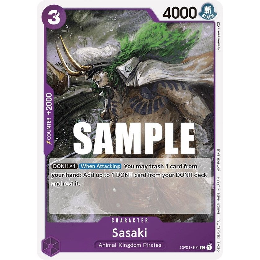 Image for Sasaki (Event Pack Vol. 2) (OP01-101) (OP-PR) - One Piece Card Game