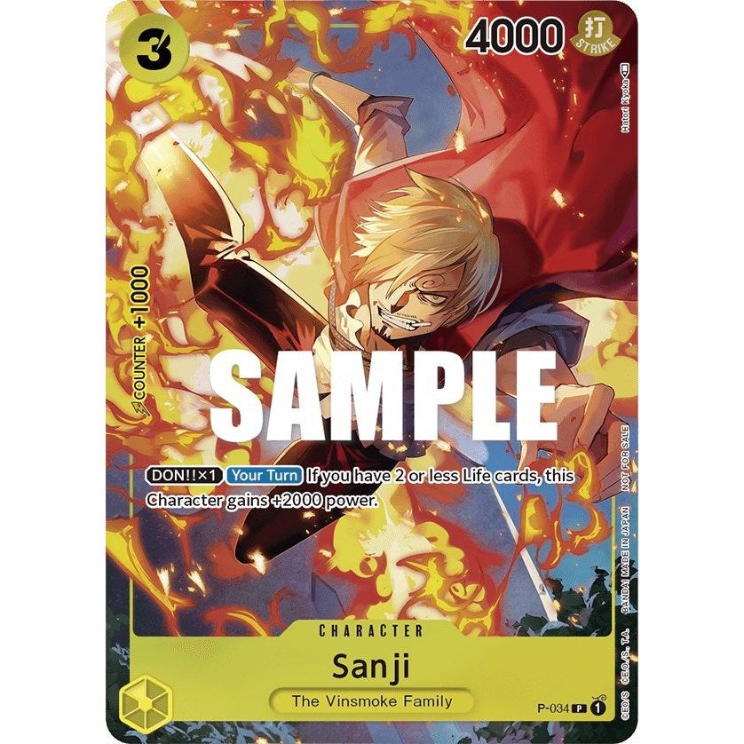 Image for Sanji (Event Pack Vol. 2) (P-034) (OP-PR) - One Piece Card Game