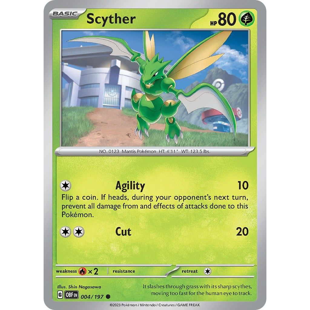 Image for Scyther (004/197) (OBF) - Pokemon