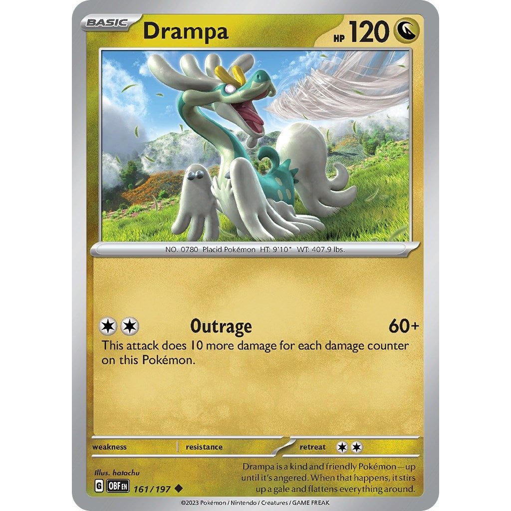 Image for Drampa (161/197) (OBF) - Pokemon