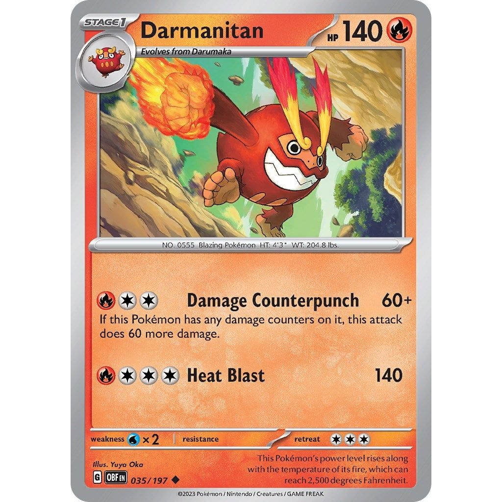 Image for Darmanitan (035/197) (OBF) - Pokemon