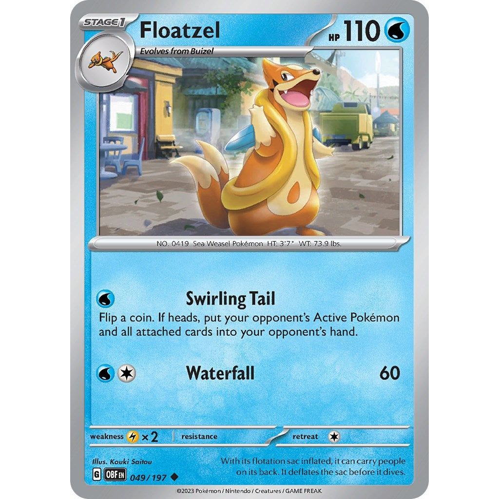 Image for Floatzel (049/197) (OBF) - Pokemon